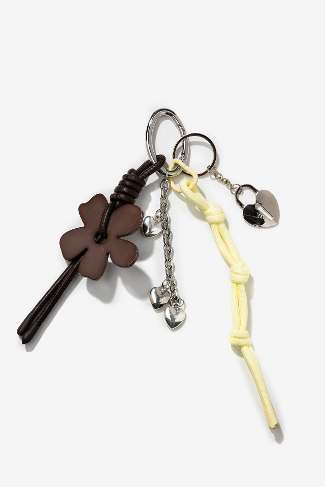 Yellow Keychain Charm