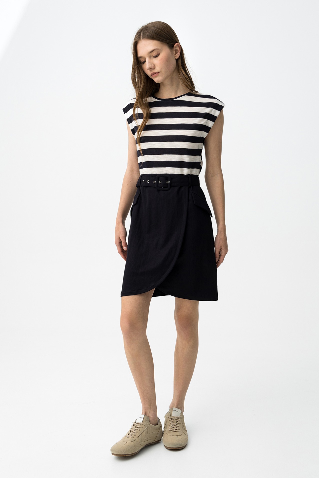 Striped Slim Fit Dress