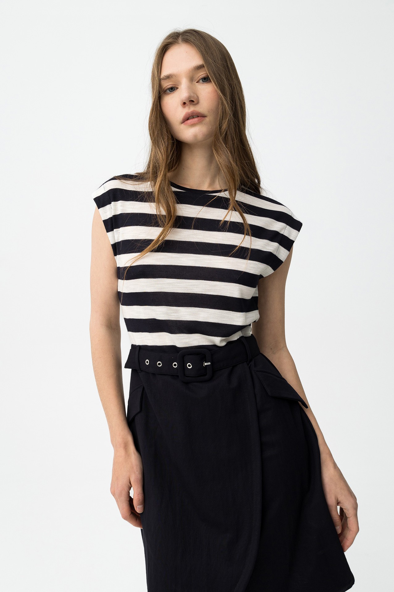 Striped Slim Fit Dress