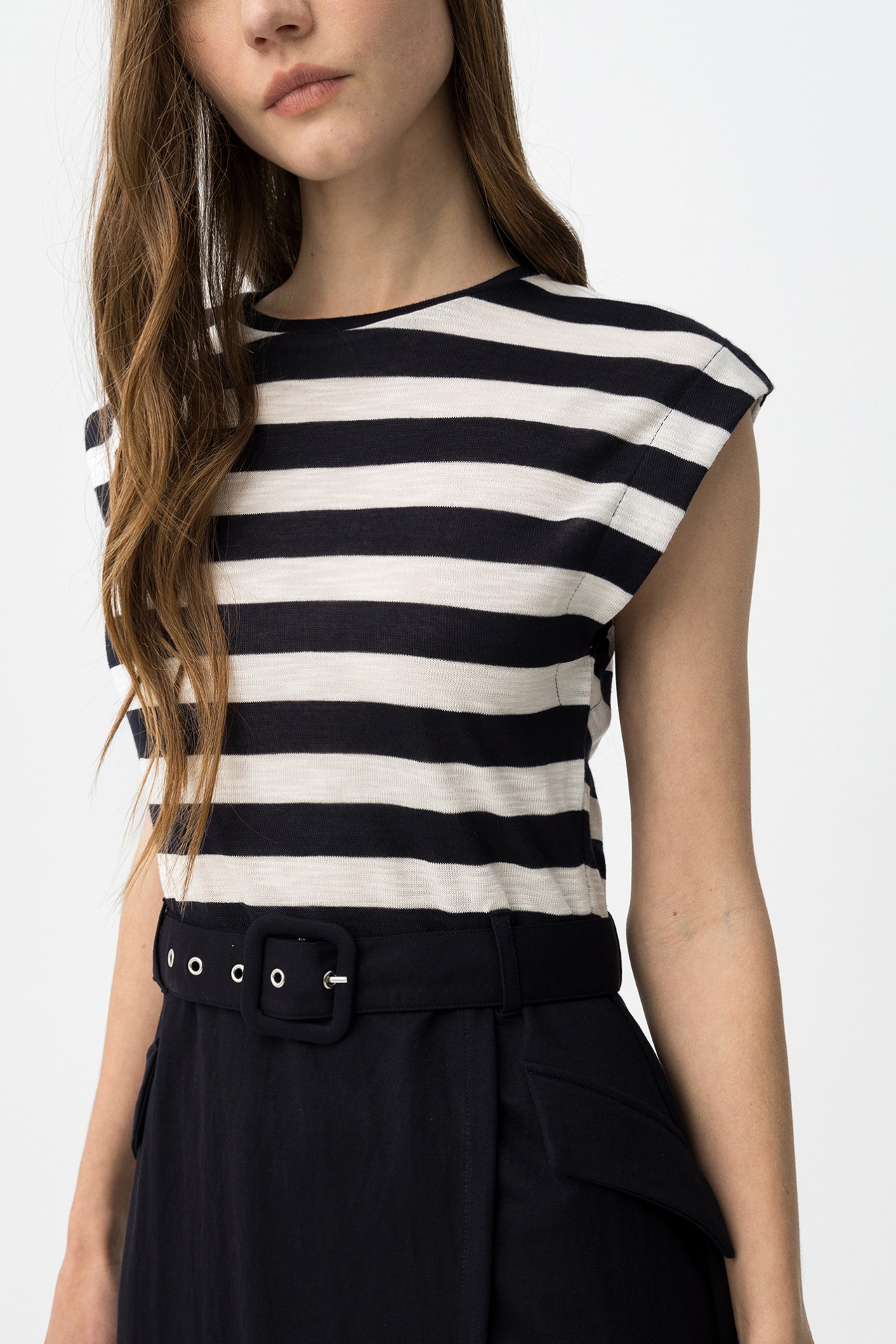 Striped Slim Fit Dress