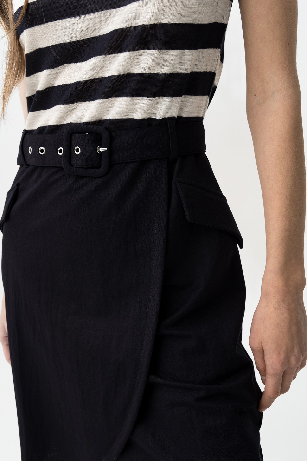 Striped Slim Fit Dress