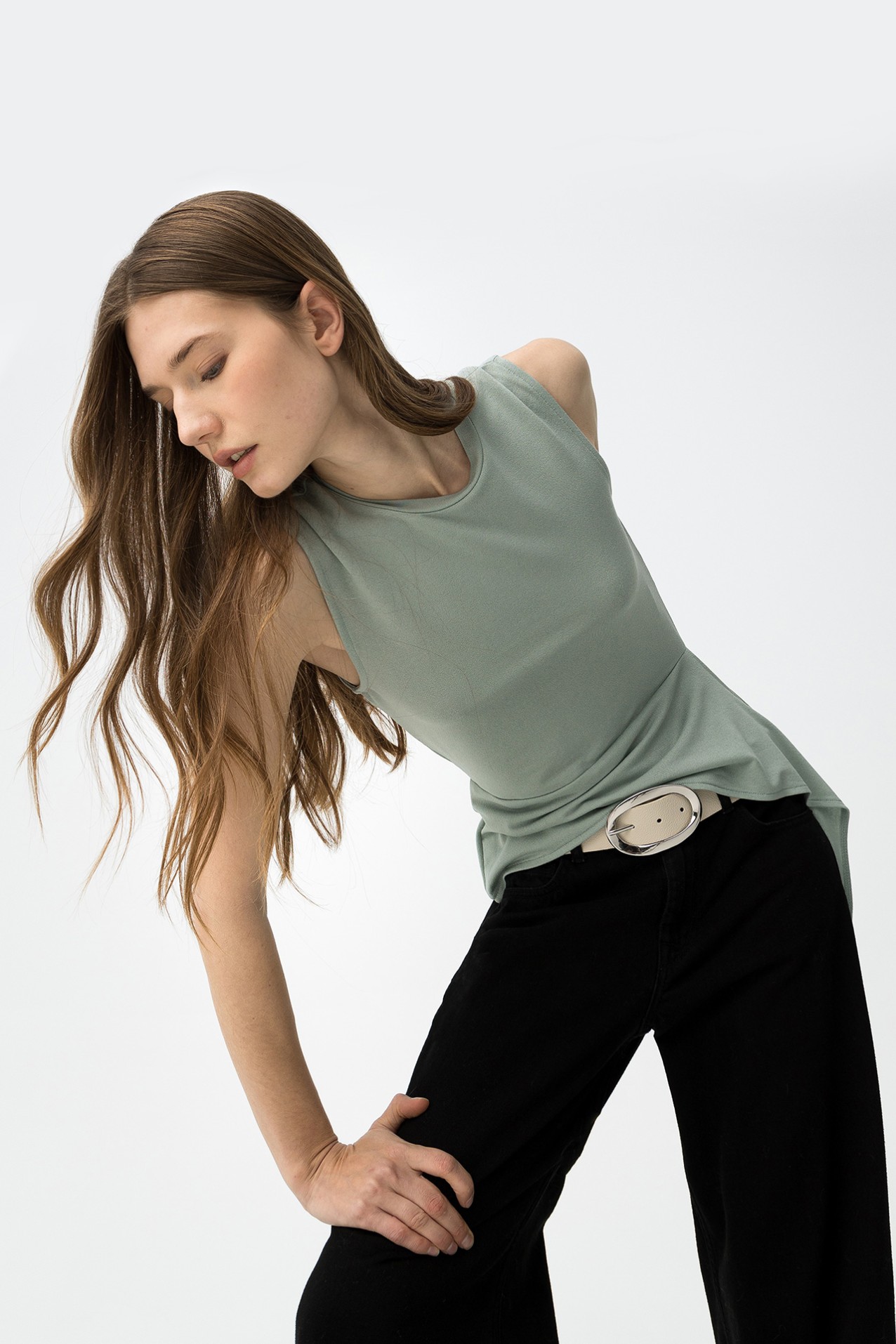 Light Green Asymmetric Top