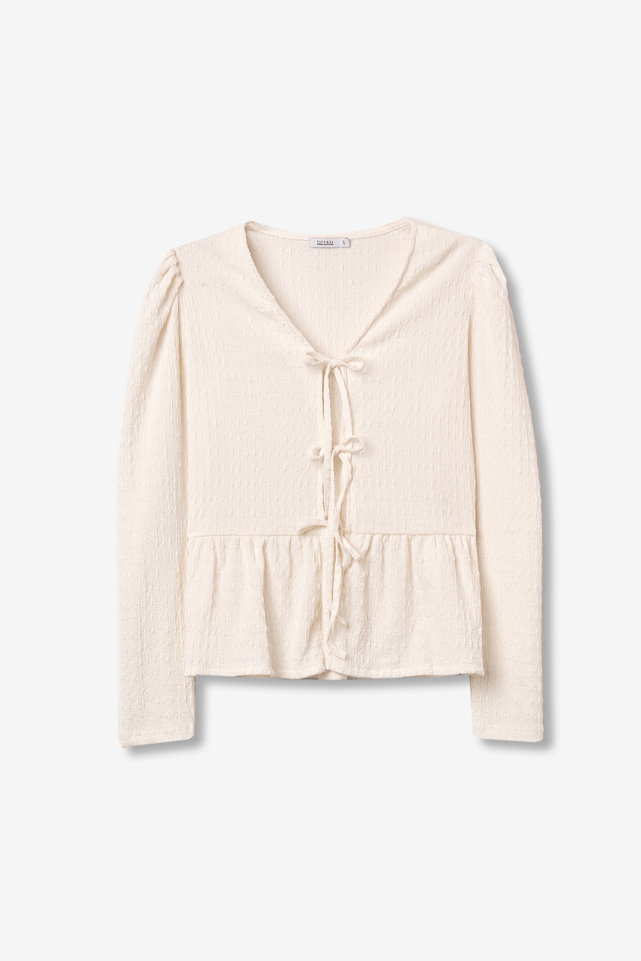 Long Sleeve Textured Top