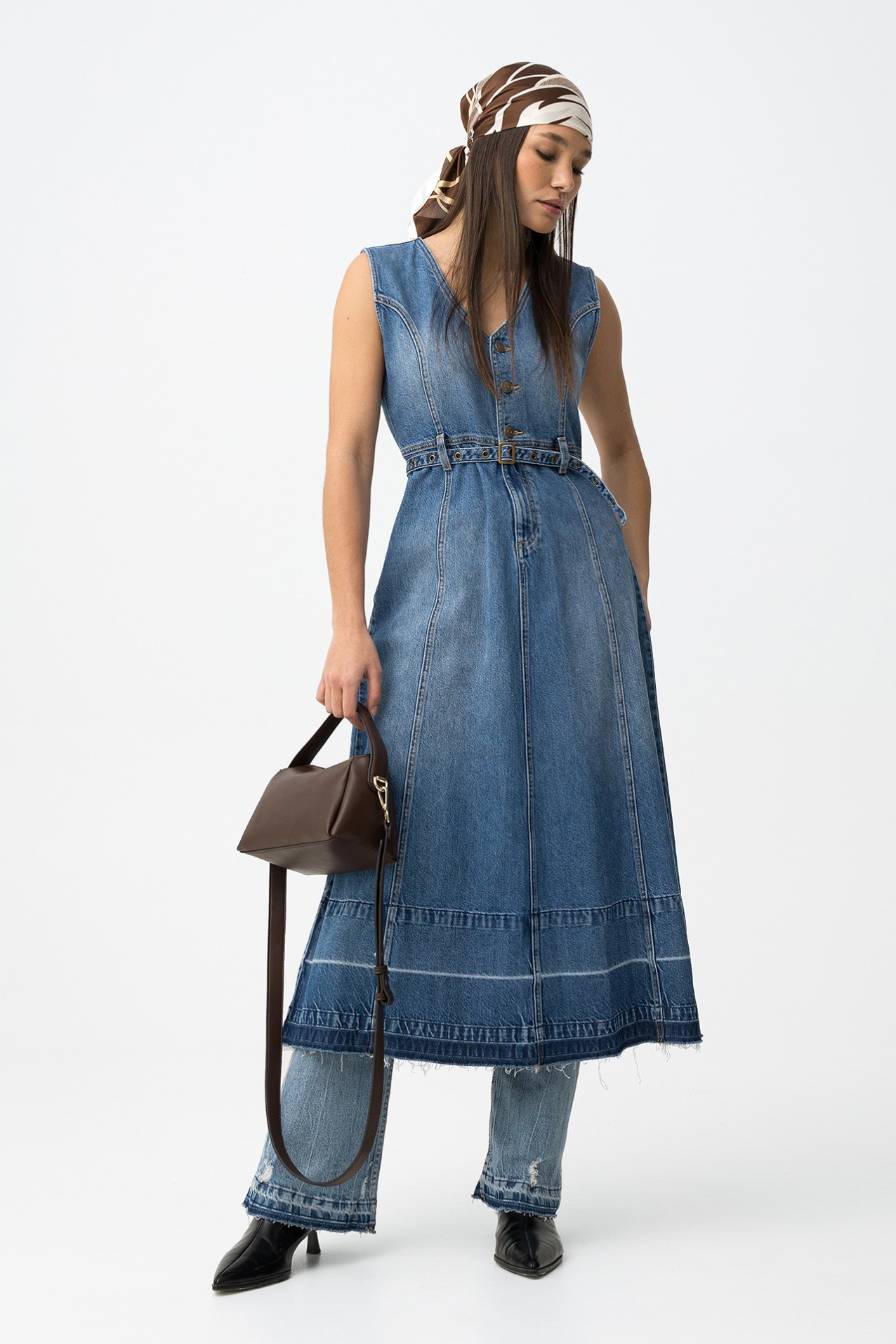 Vestido vaquero midi