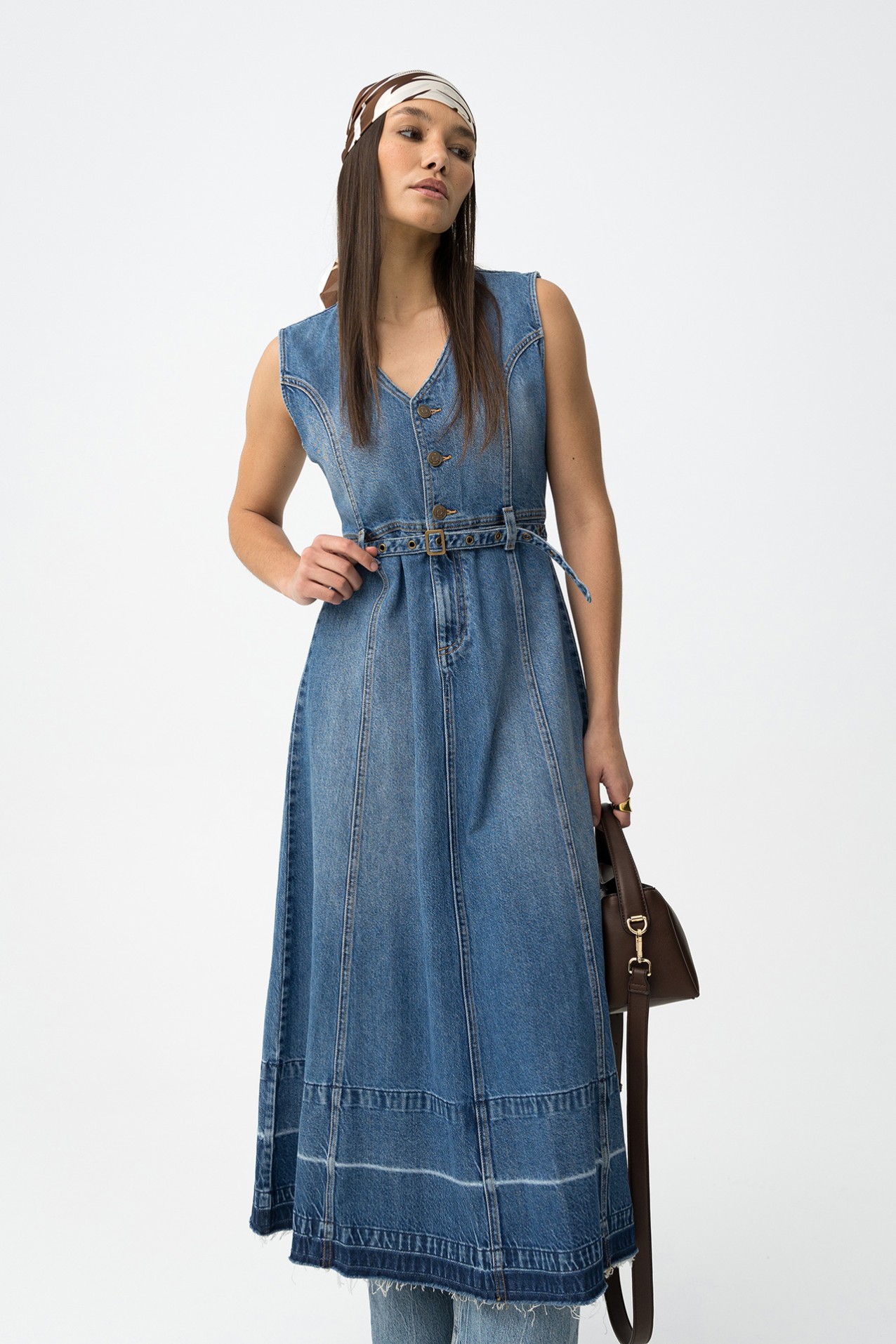 Vestido vaquero midi