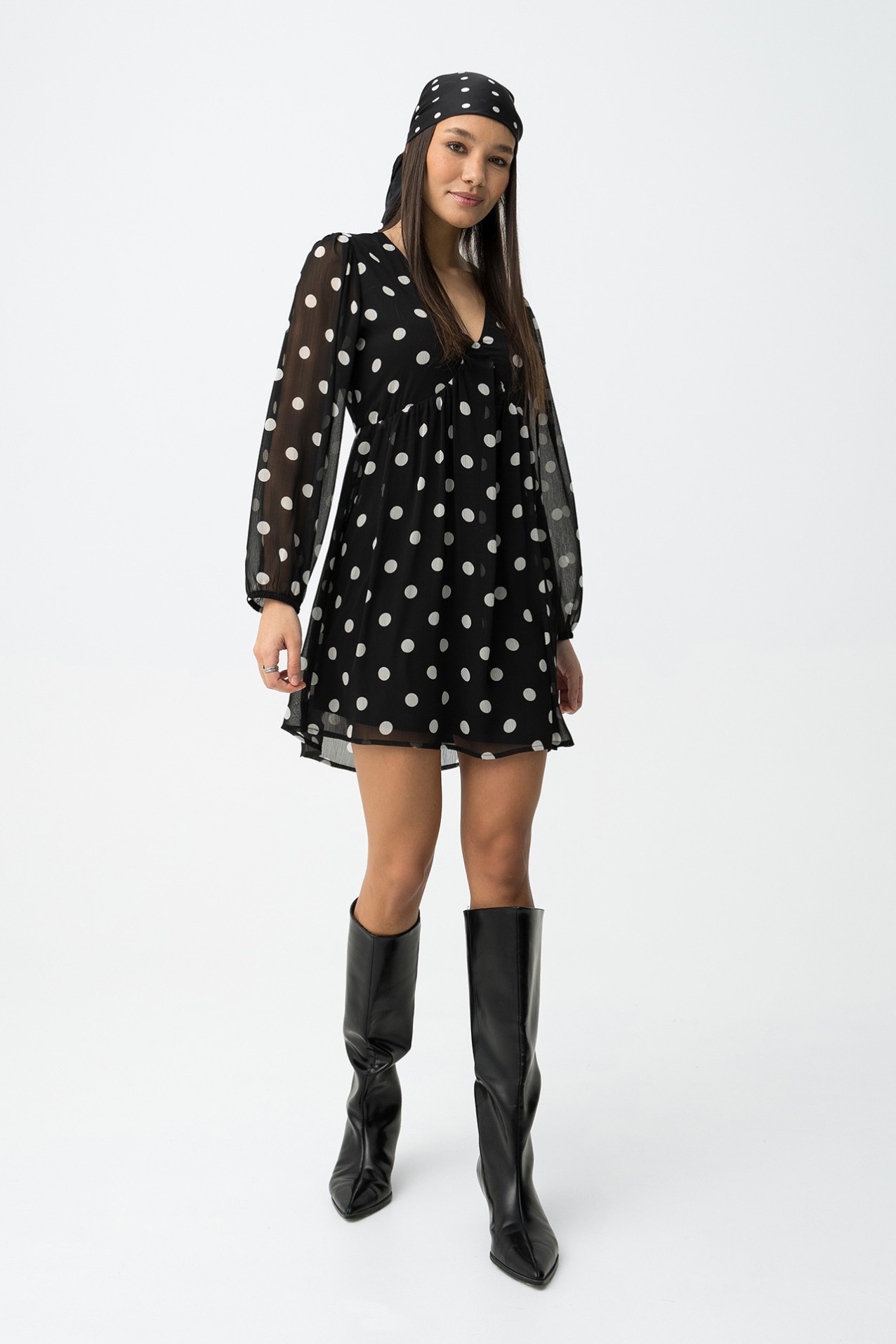 Black Polka Dot Dress