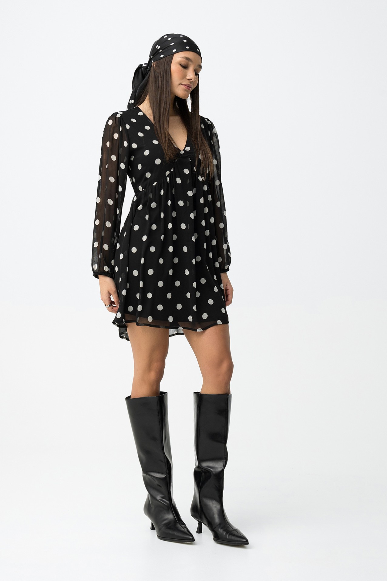 Black Polka Dot Dress