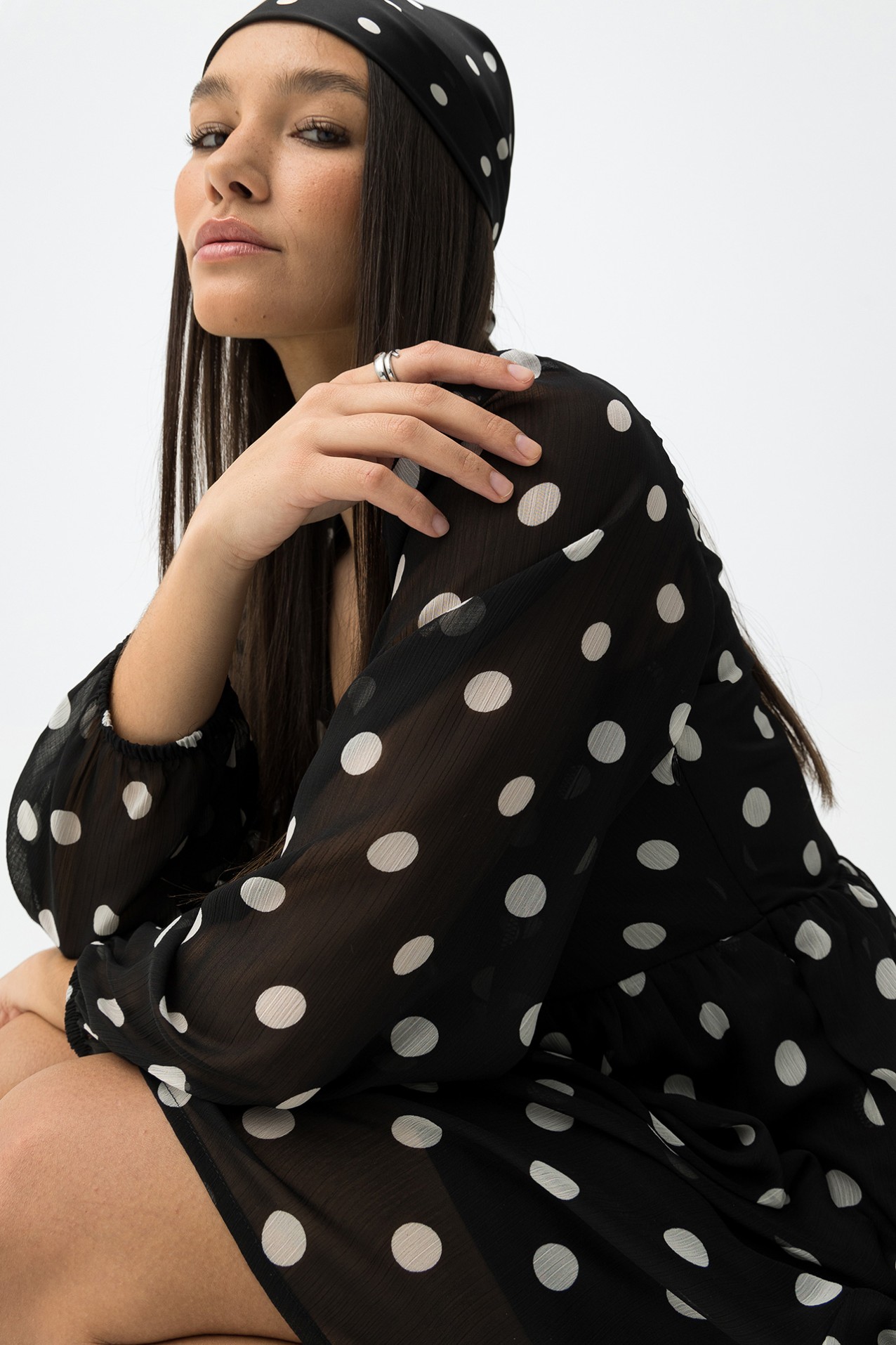 Black Polka Dot Dress