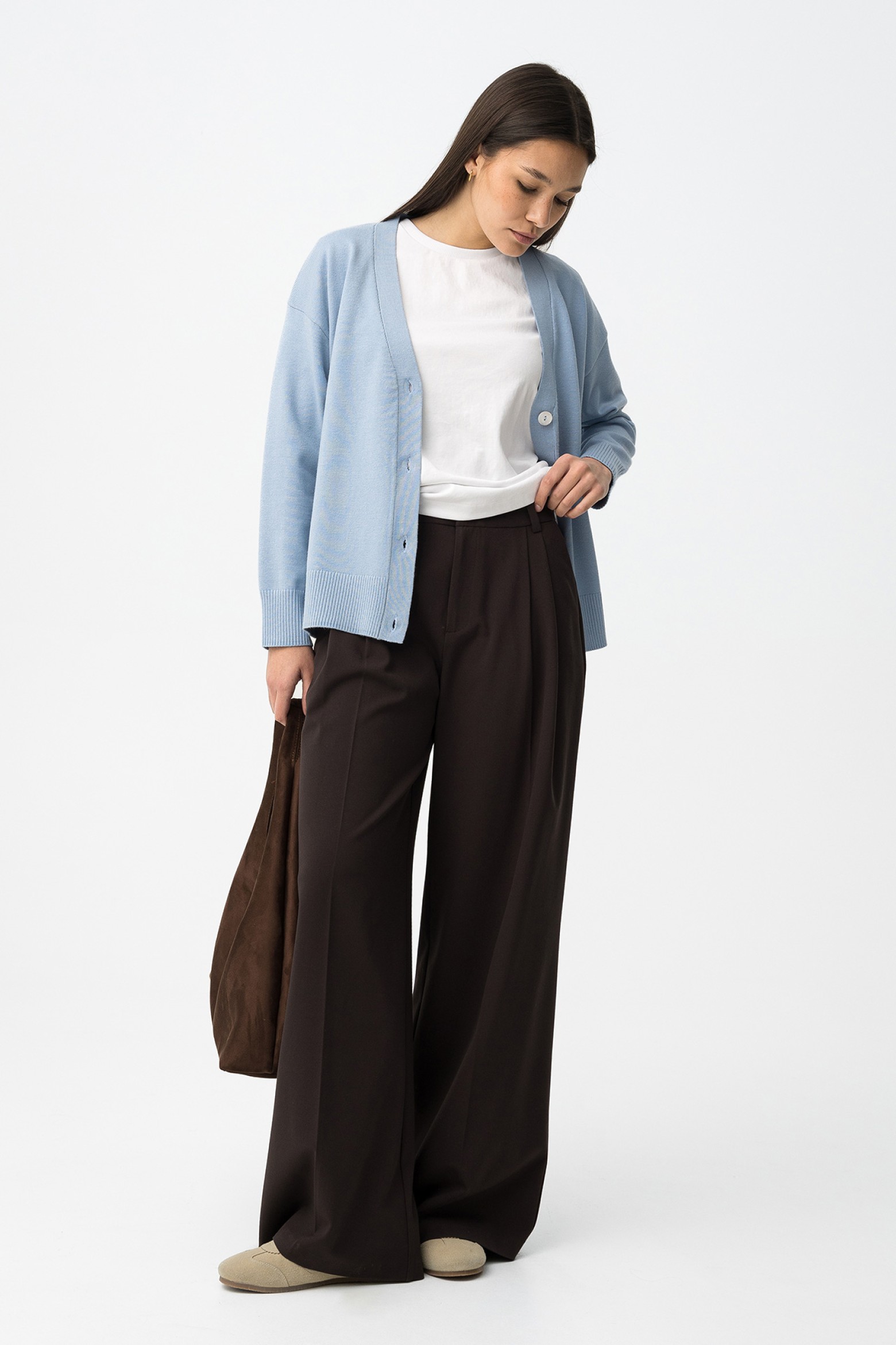 Chocolate Palazzo Trousers