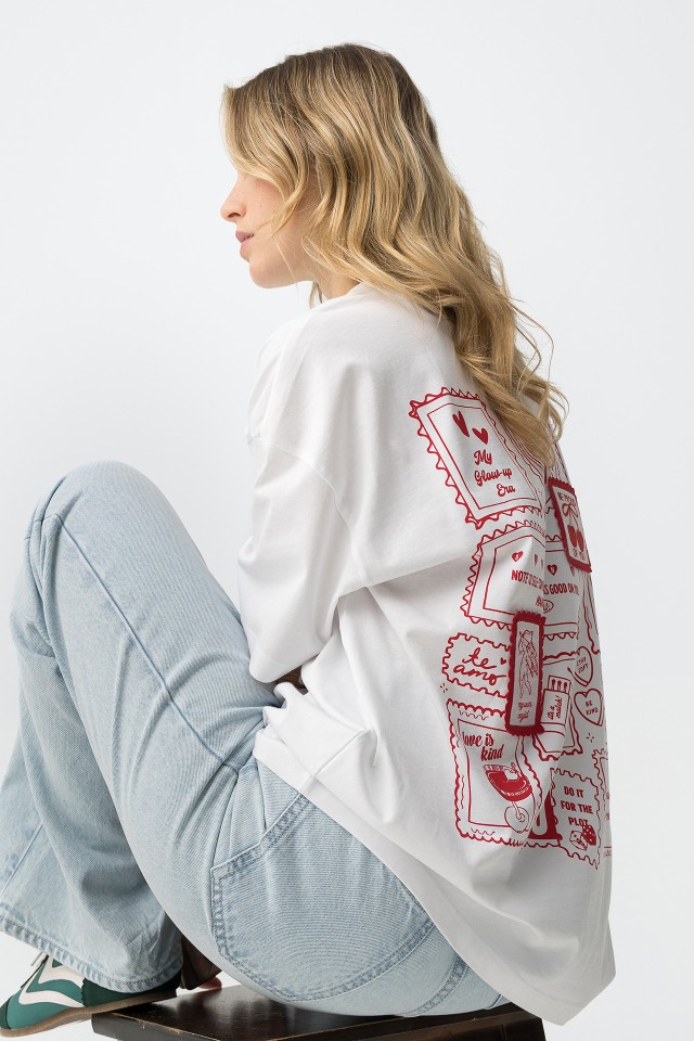 Camiseta Oversize Blanca
