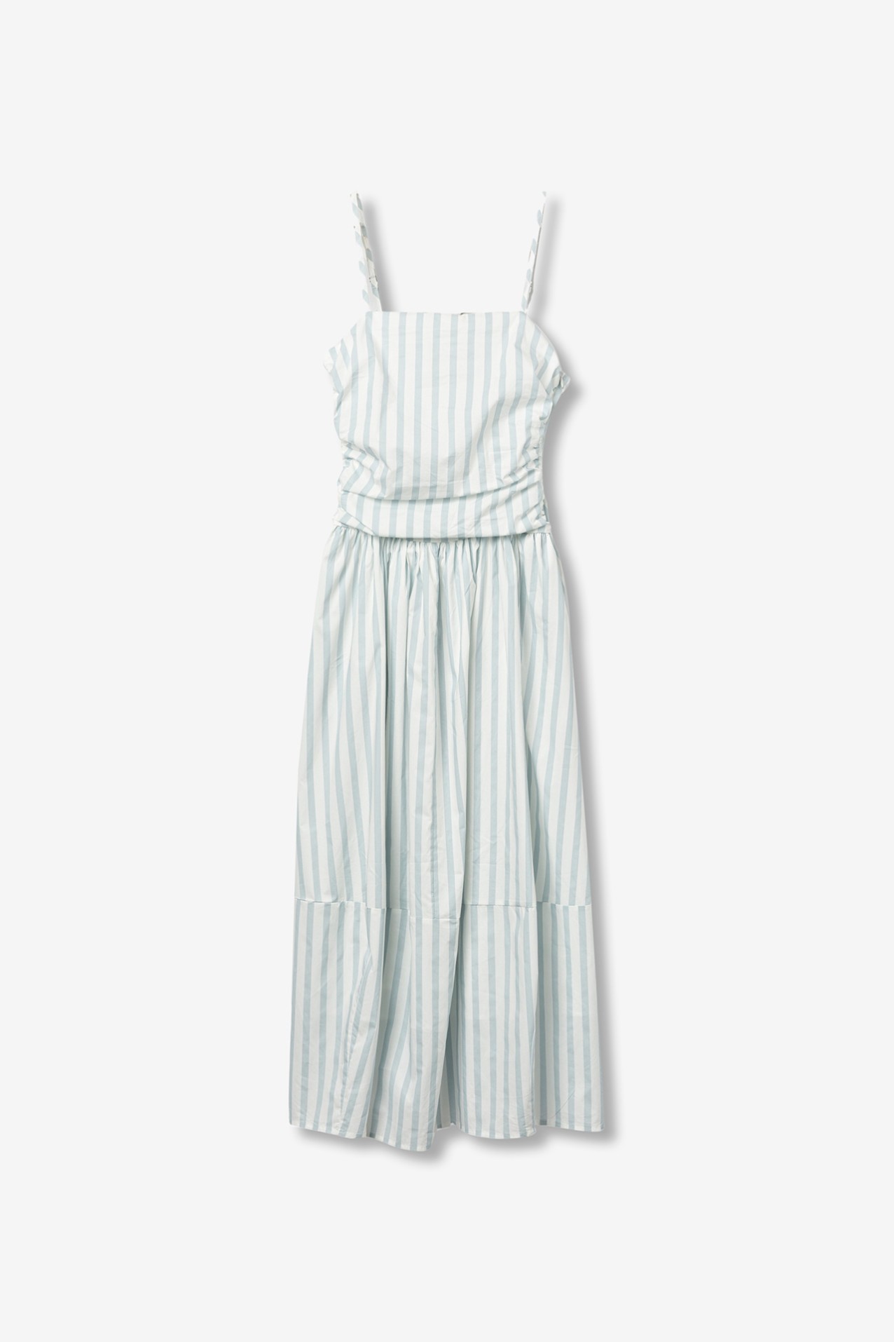 Vestido largo azul slim