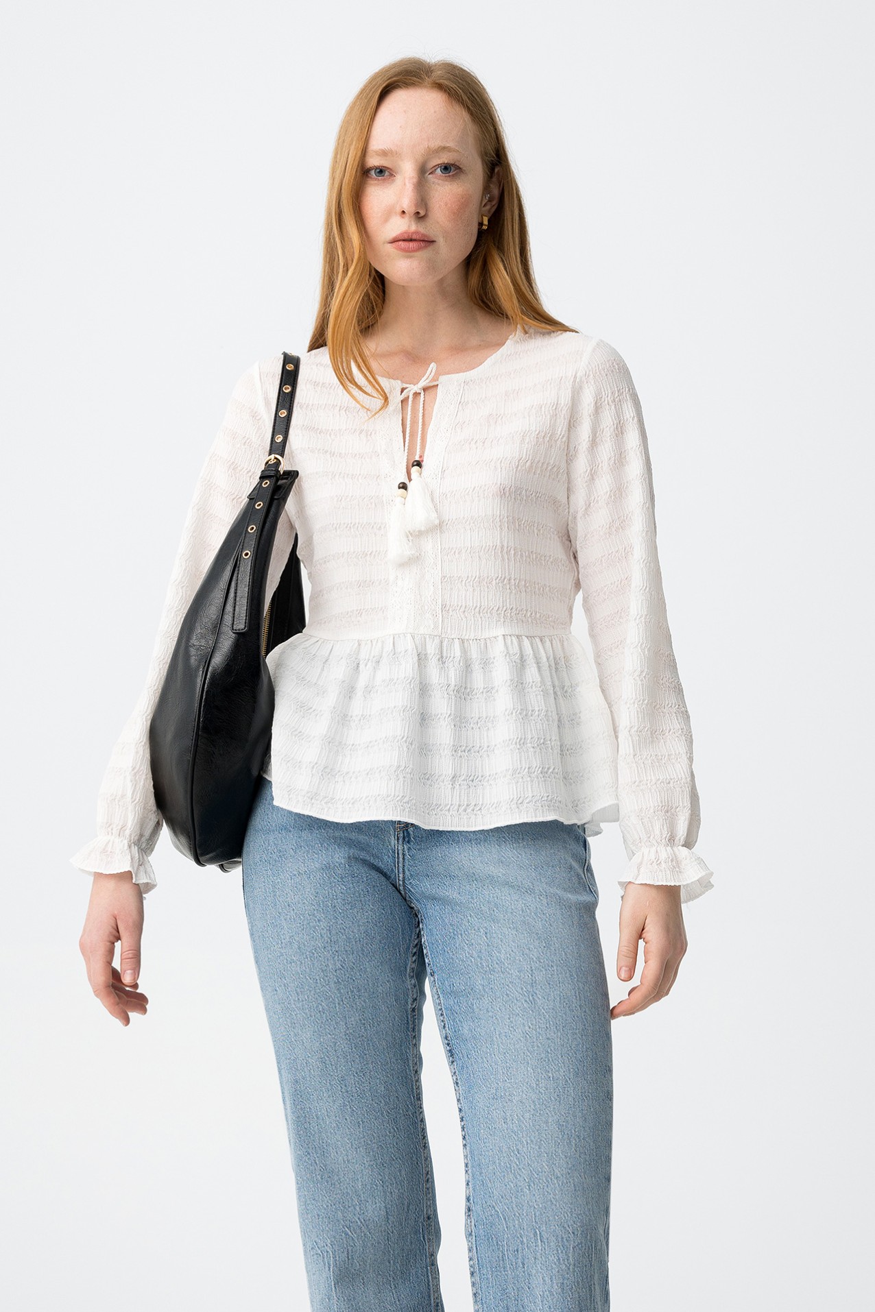 Long Sleeve Off-White Tee