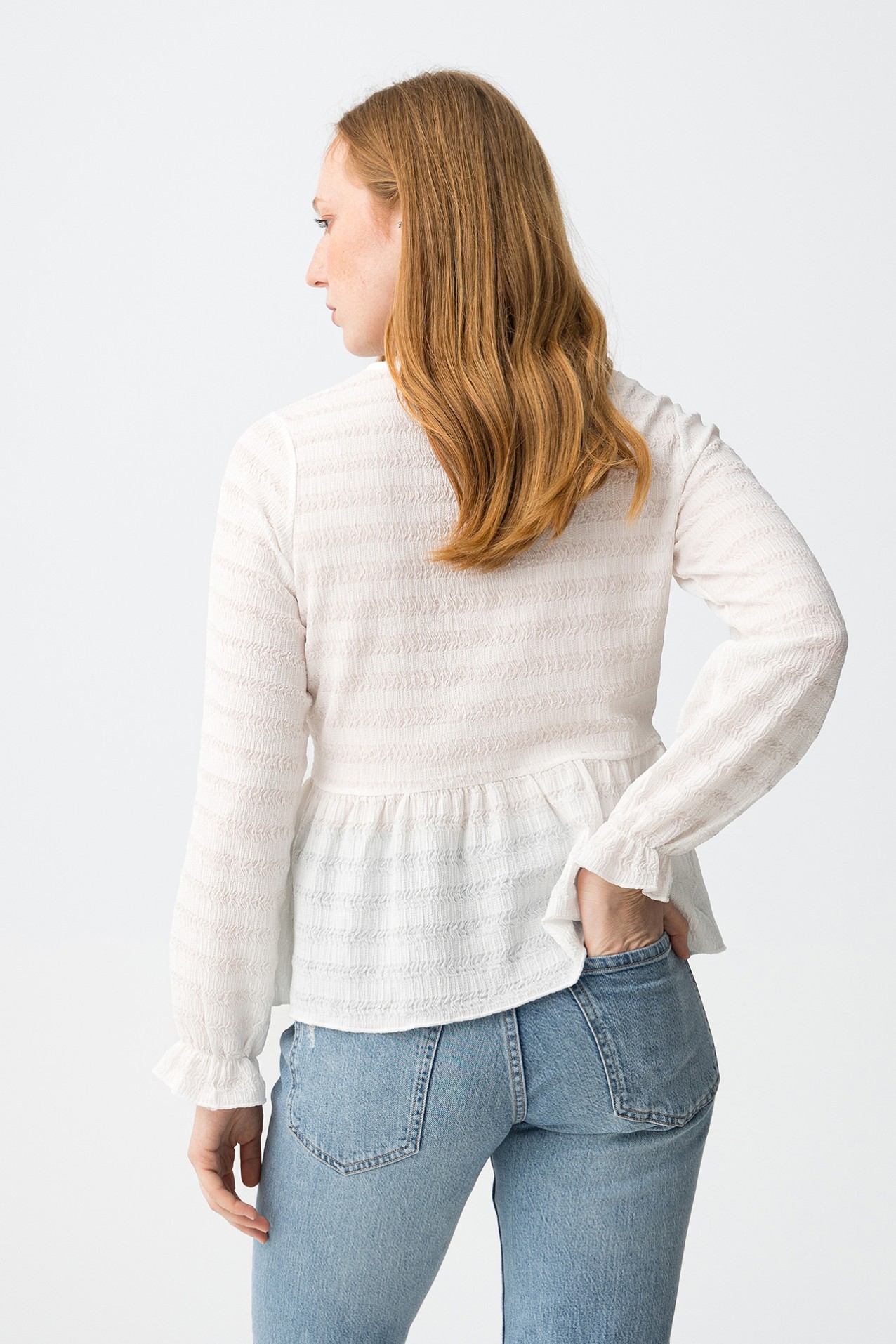 Long Sleeve Off-White Tee