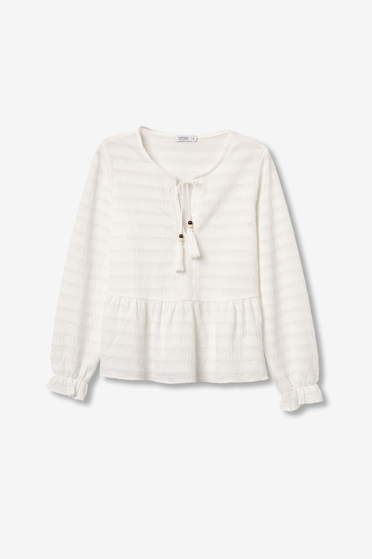 Long Sleeve Off-White Tee