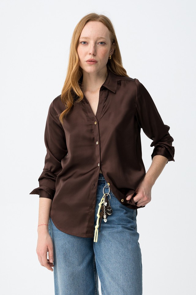 Chocolate Long Sleeve Shirt