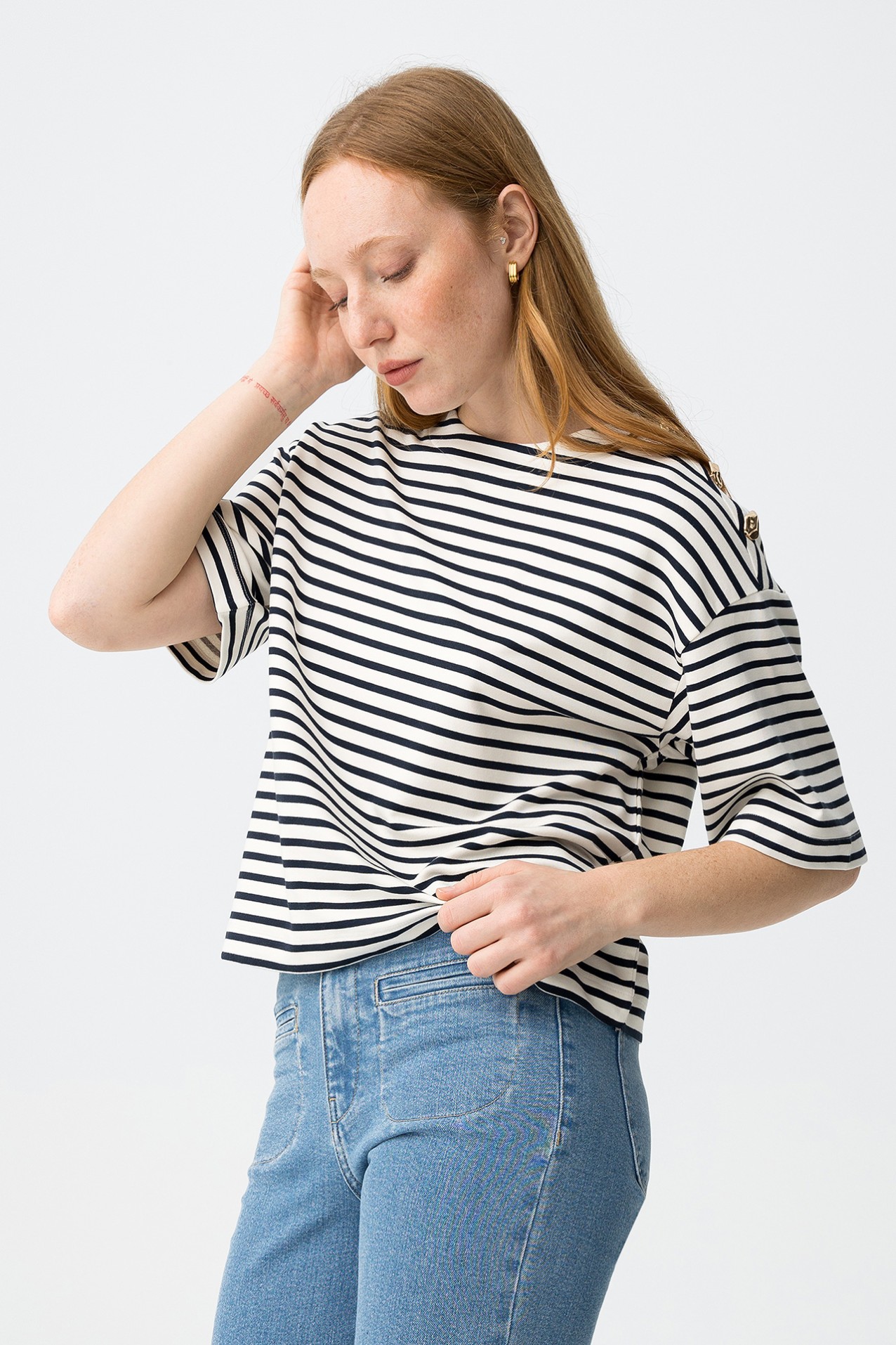Striped Relaxed Fit T-shirt