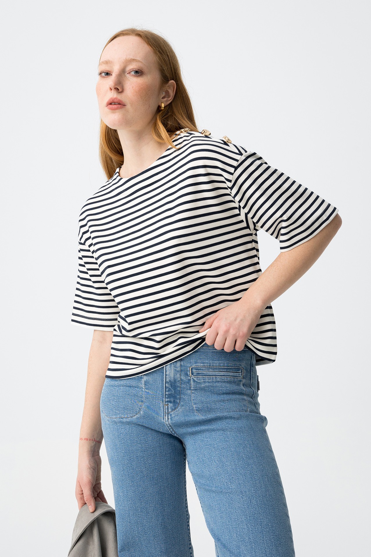 Striped Relaxed Fit T-shirt