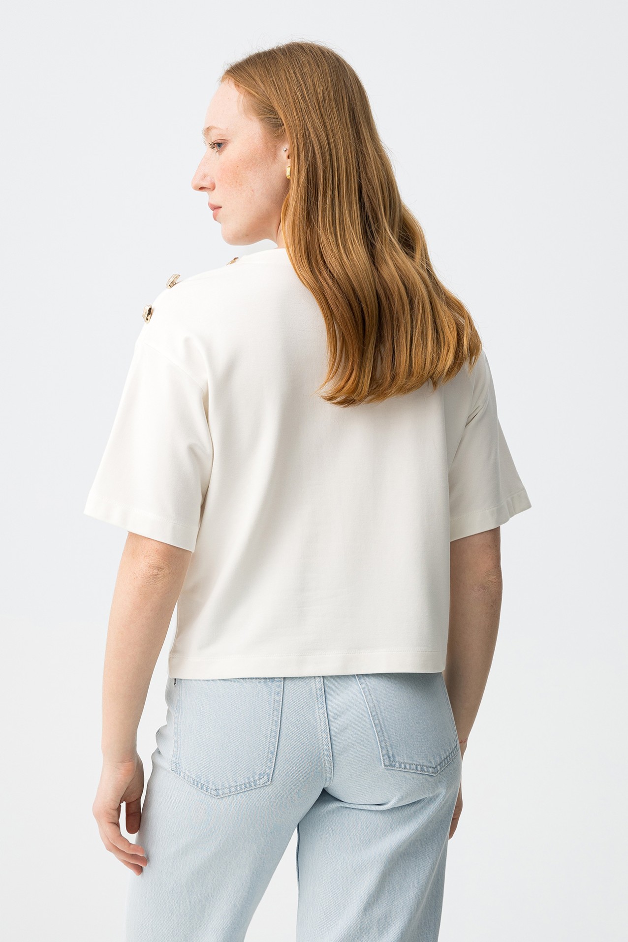 Short Sleeve Off-White Tee