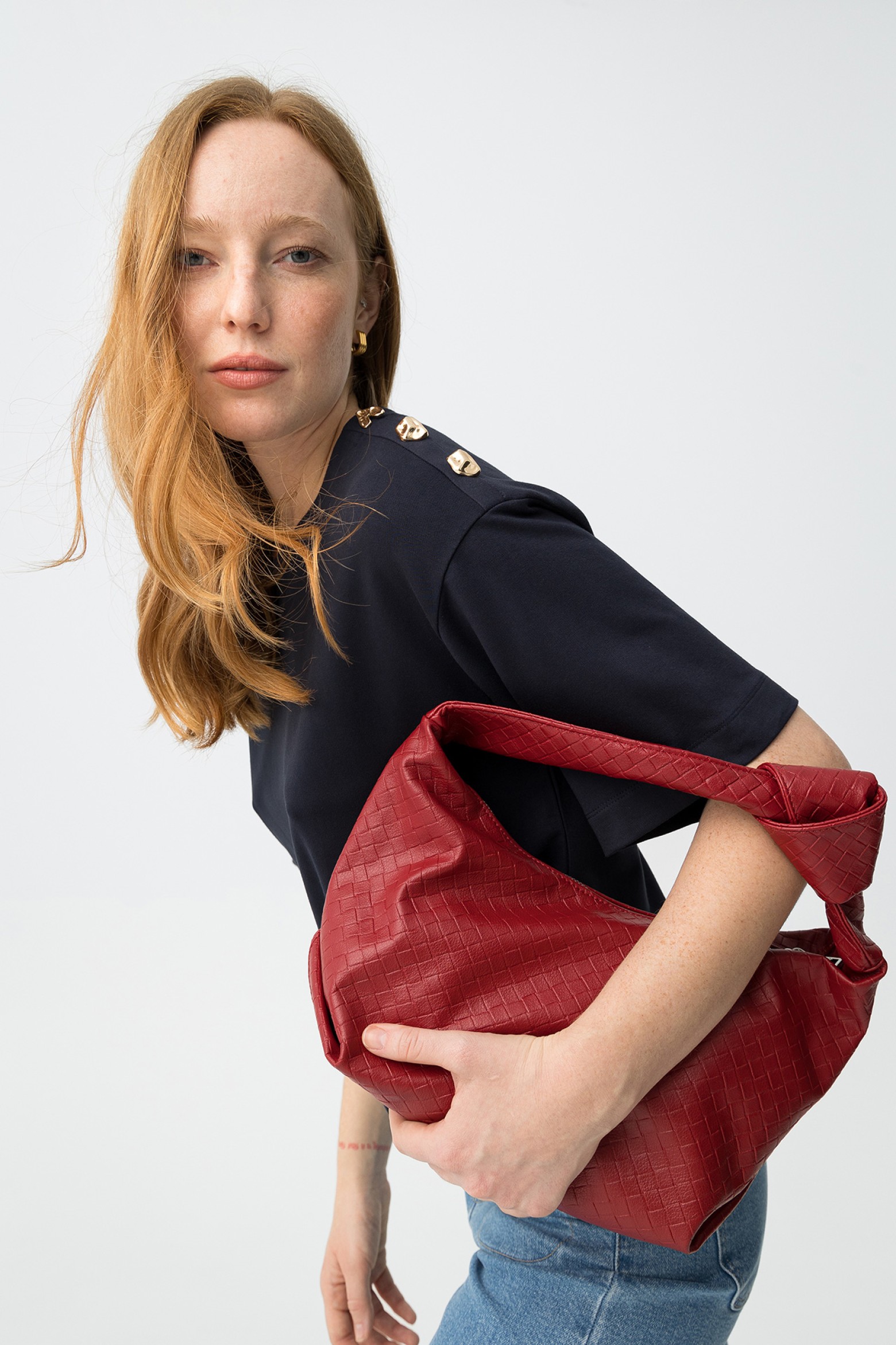 T-shirt azul relaxed fit