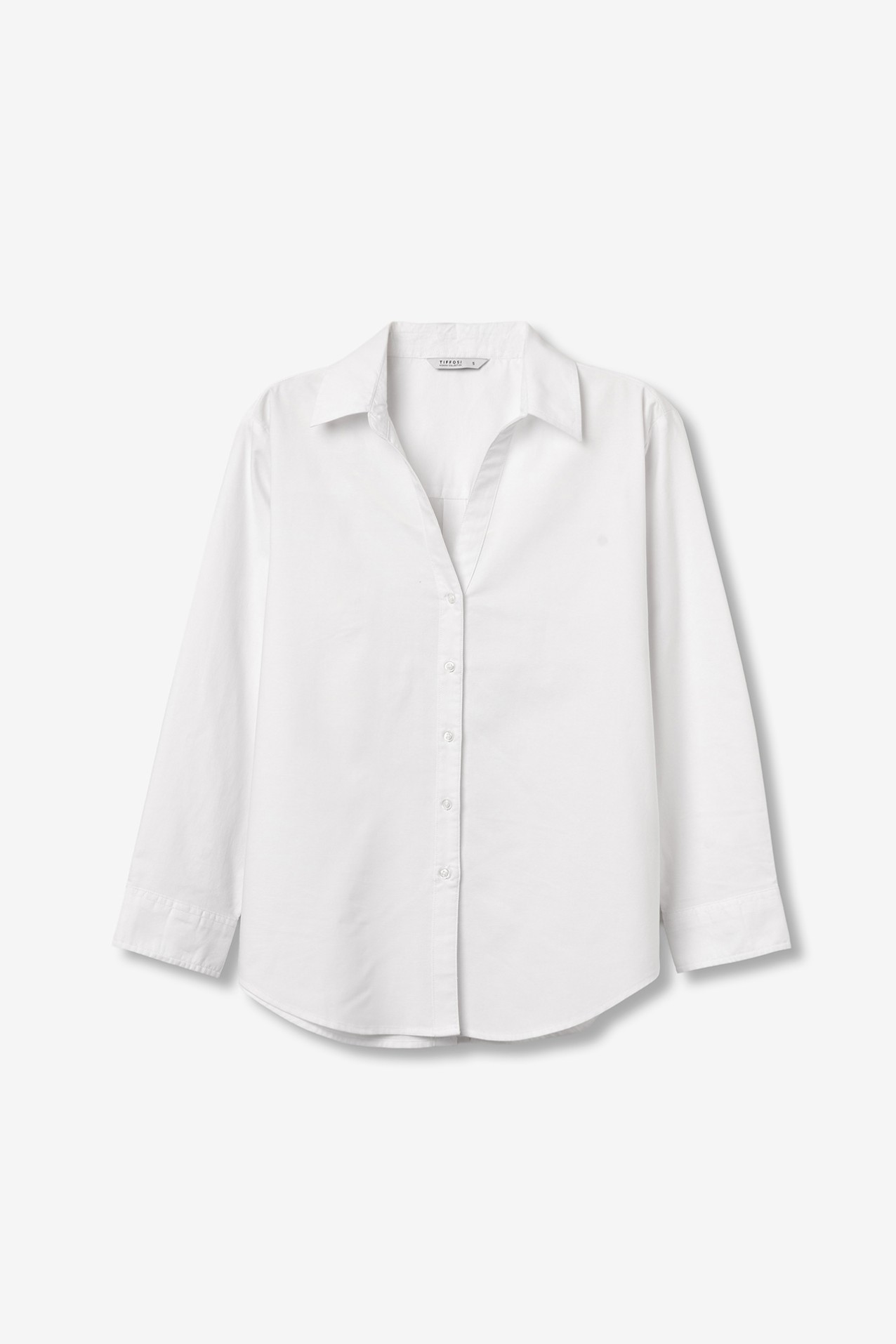 White Oversize Button-up Shirt