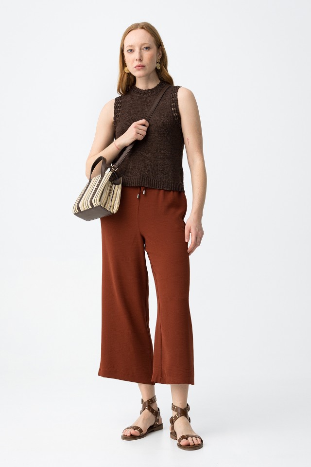 Brick Red Culottes