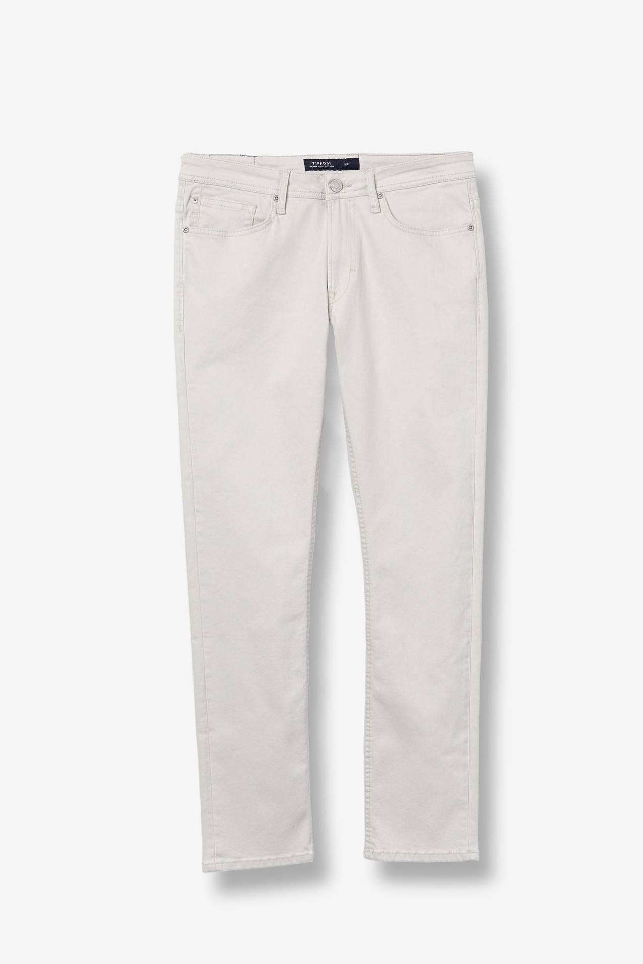 Beige Comfort Fit Jeans