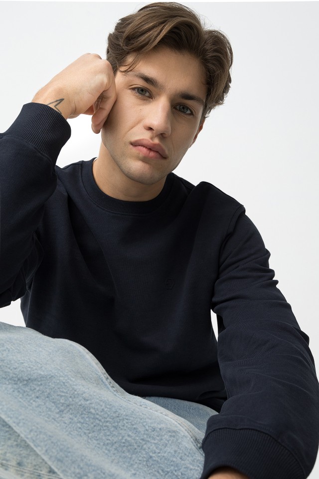 Navy Blue Sweatshirt