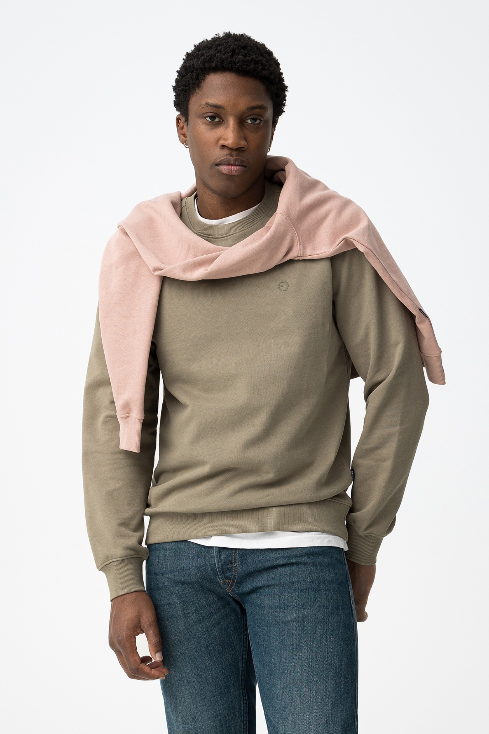 Sweatshirt Verde Casual