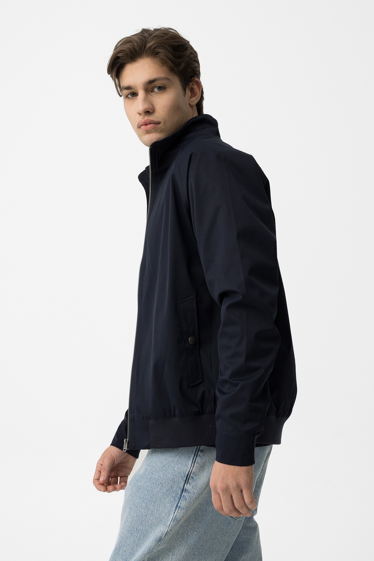 Navy Blue Casual Jacket