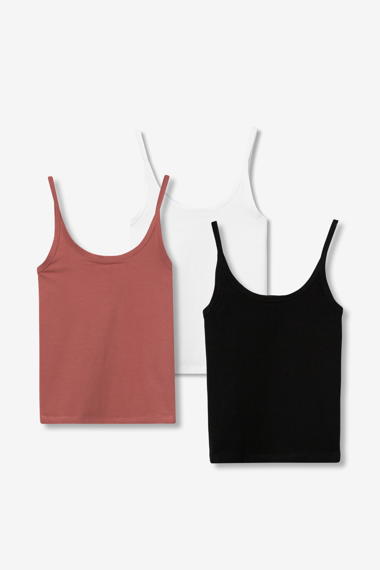 Black Fitted Minimal Tank