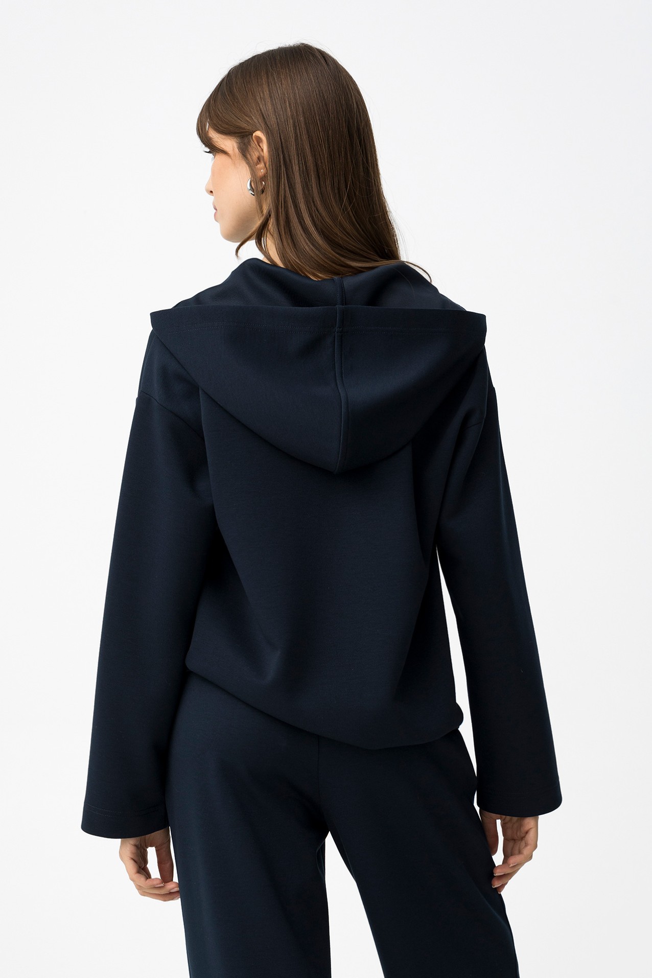 Dark Blue Hoodie Sweatshirt