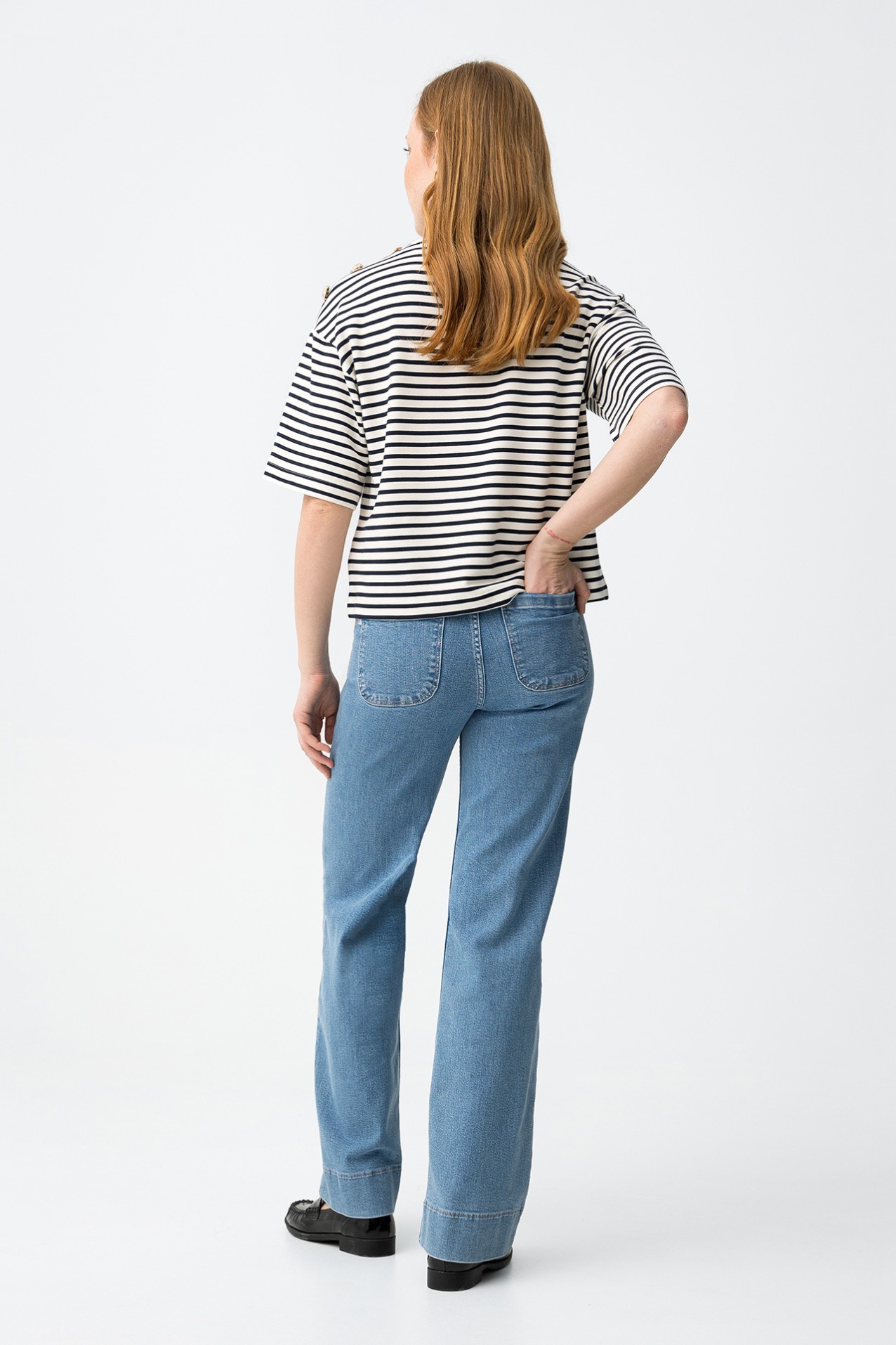 Light Blue Straight Jeans