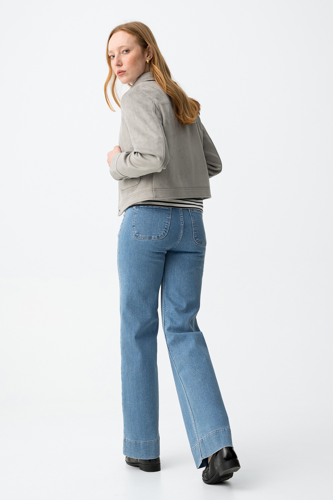 Light Blue Straight Jeans