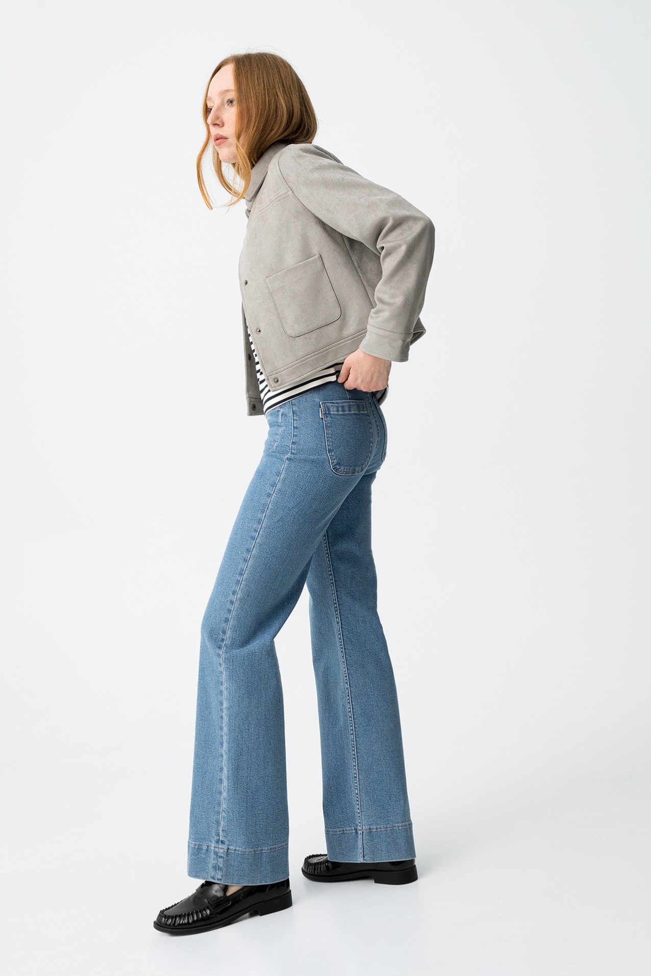 Light Blue Straight Jeans