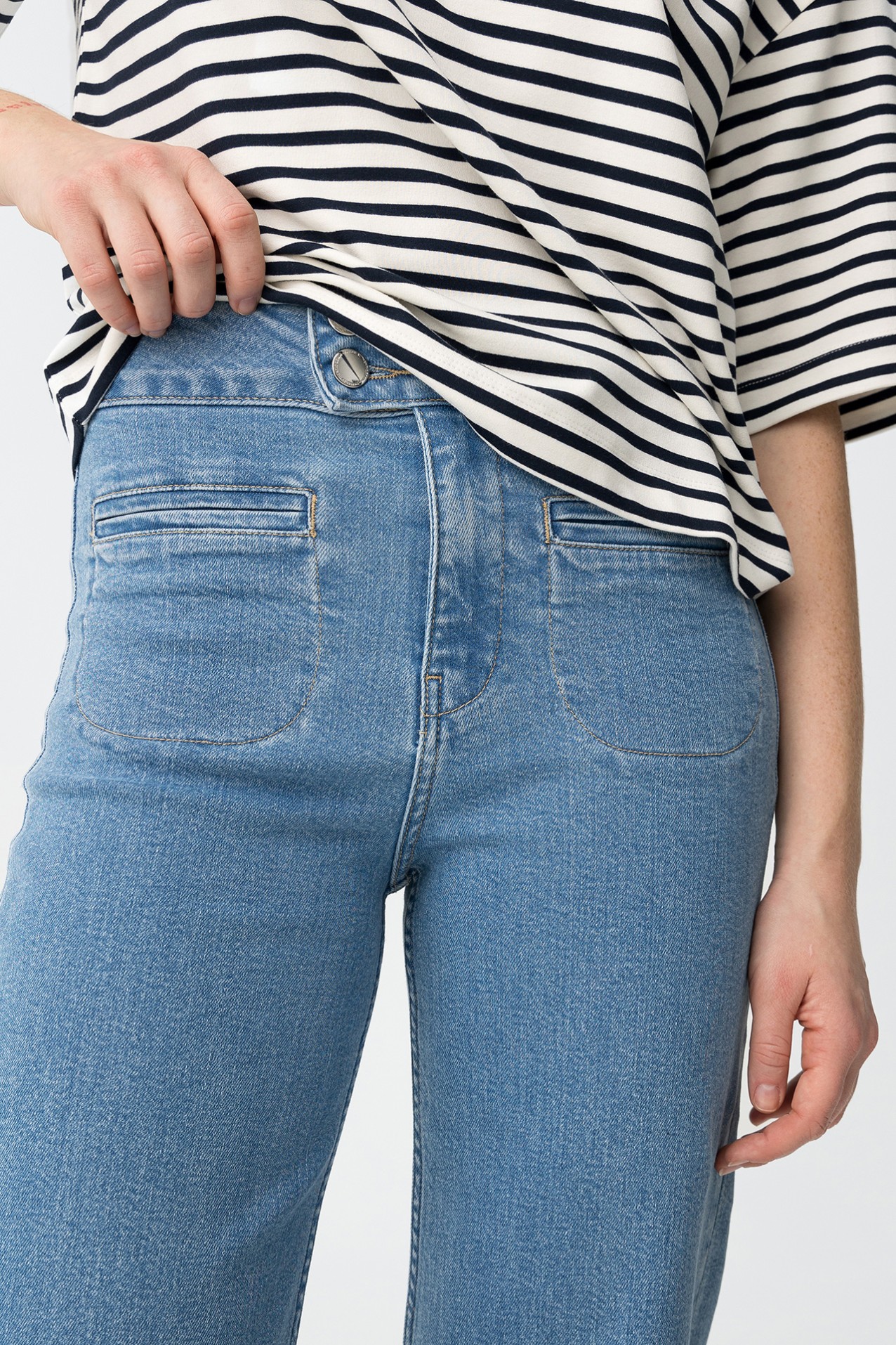 Light Blue Straight Jeans