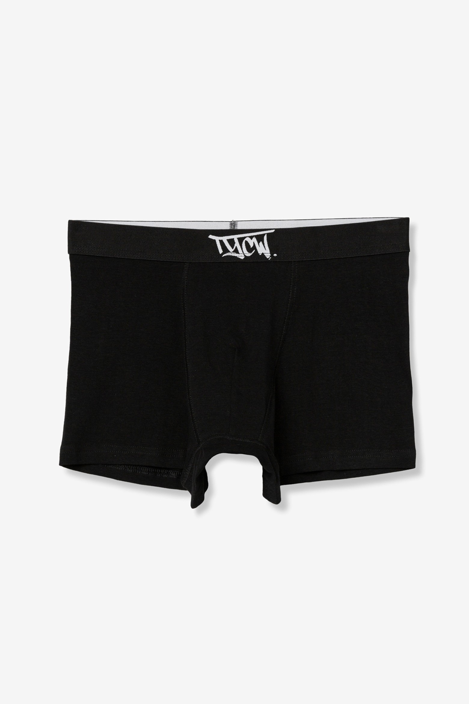 Black Graphic Waistband Boxers