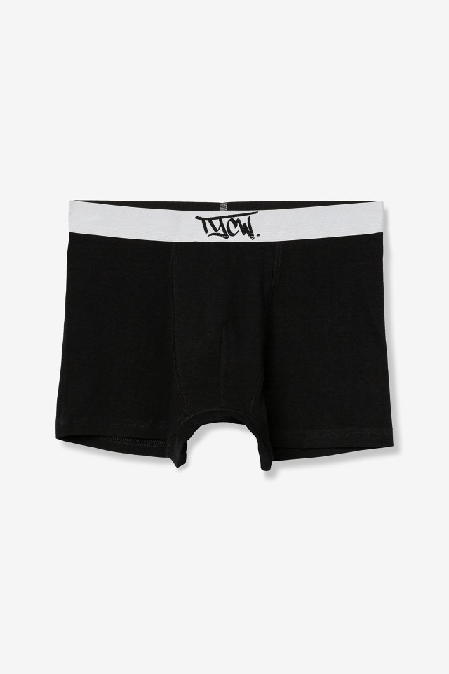 Boxers negros con logo