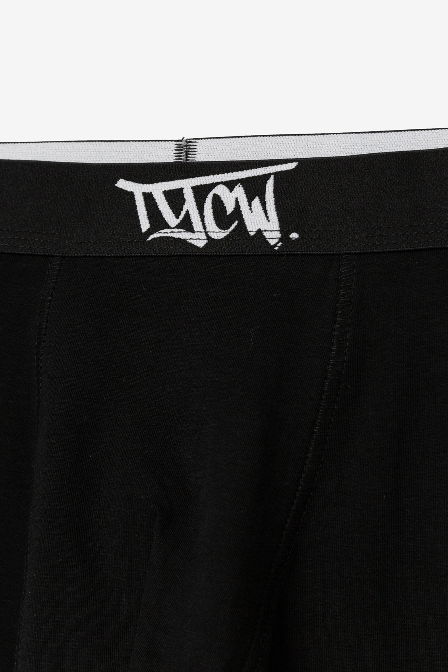 Black Graphic Waistband Boxers