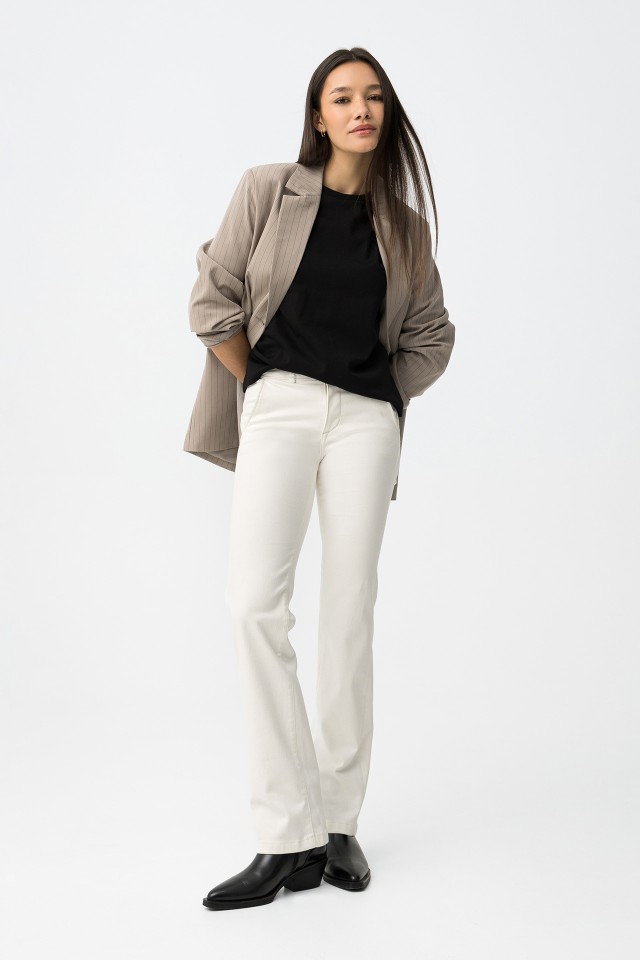 Jeans blancos rectos