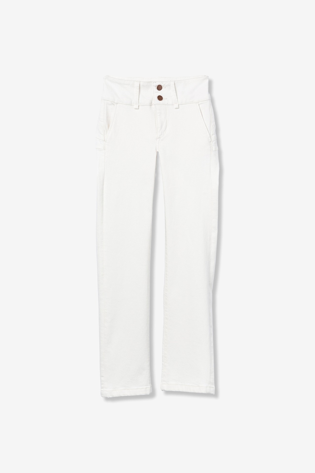 Jeans blancos rectos