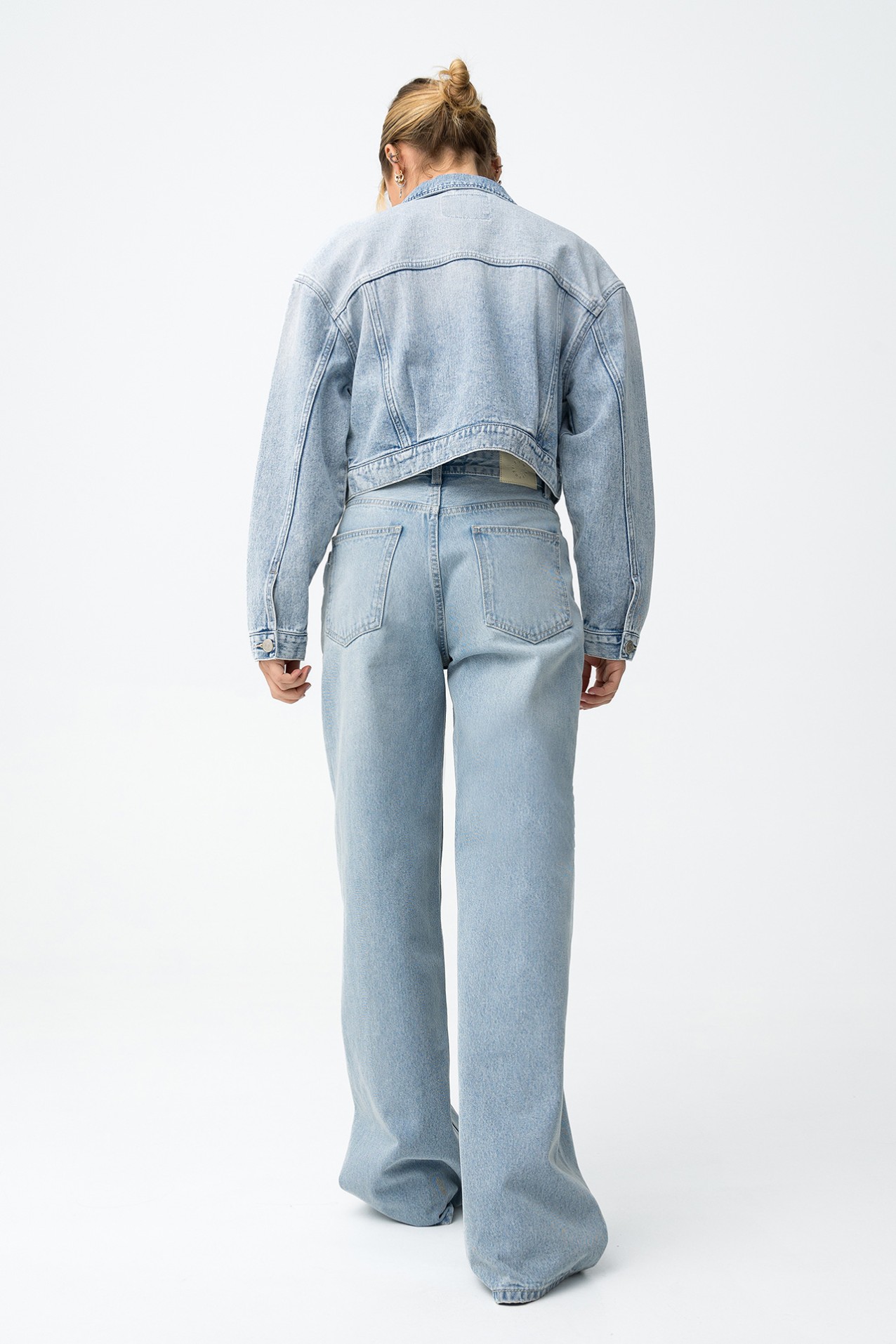 Wide Balloon Denim Jeans