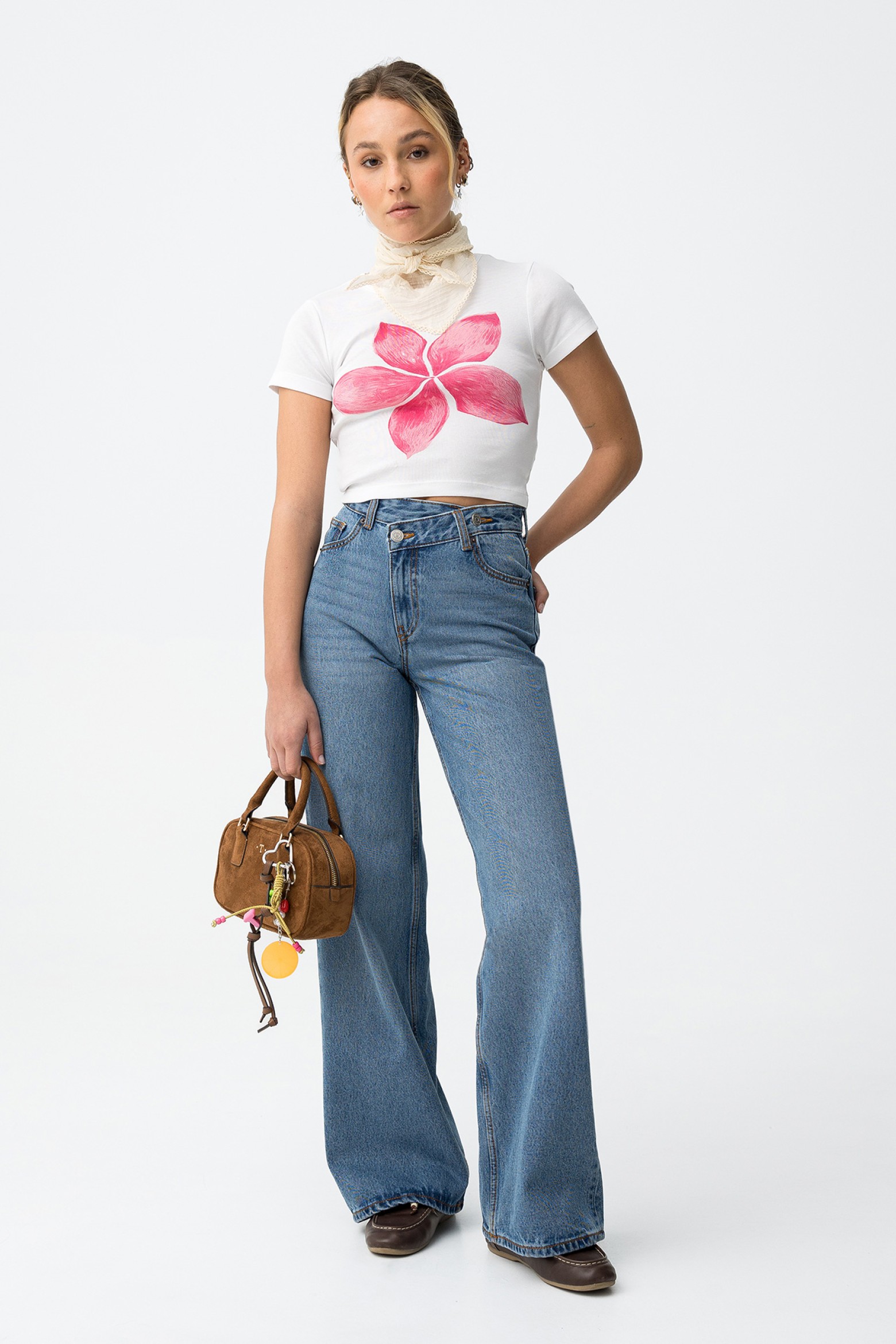 Wide Balloon Denim Jeans