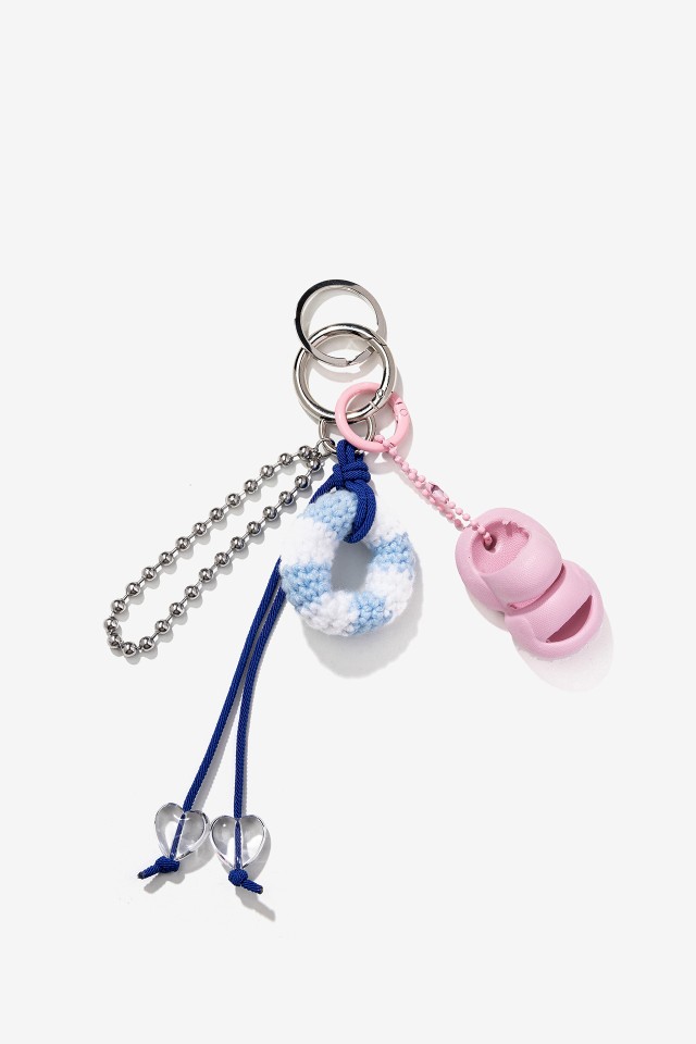 Blue Pastel Charm Keychain