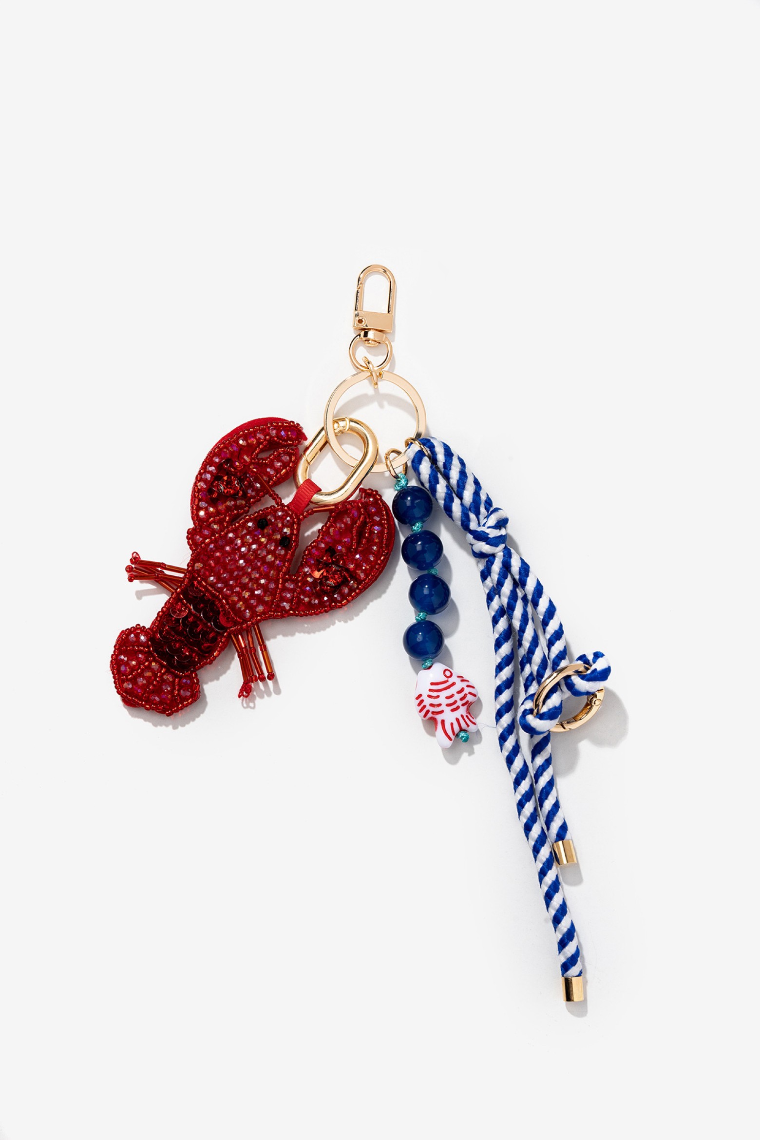 Red Lobster Keychain Charm