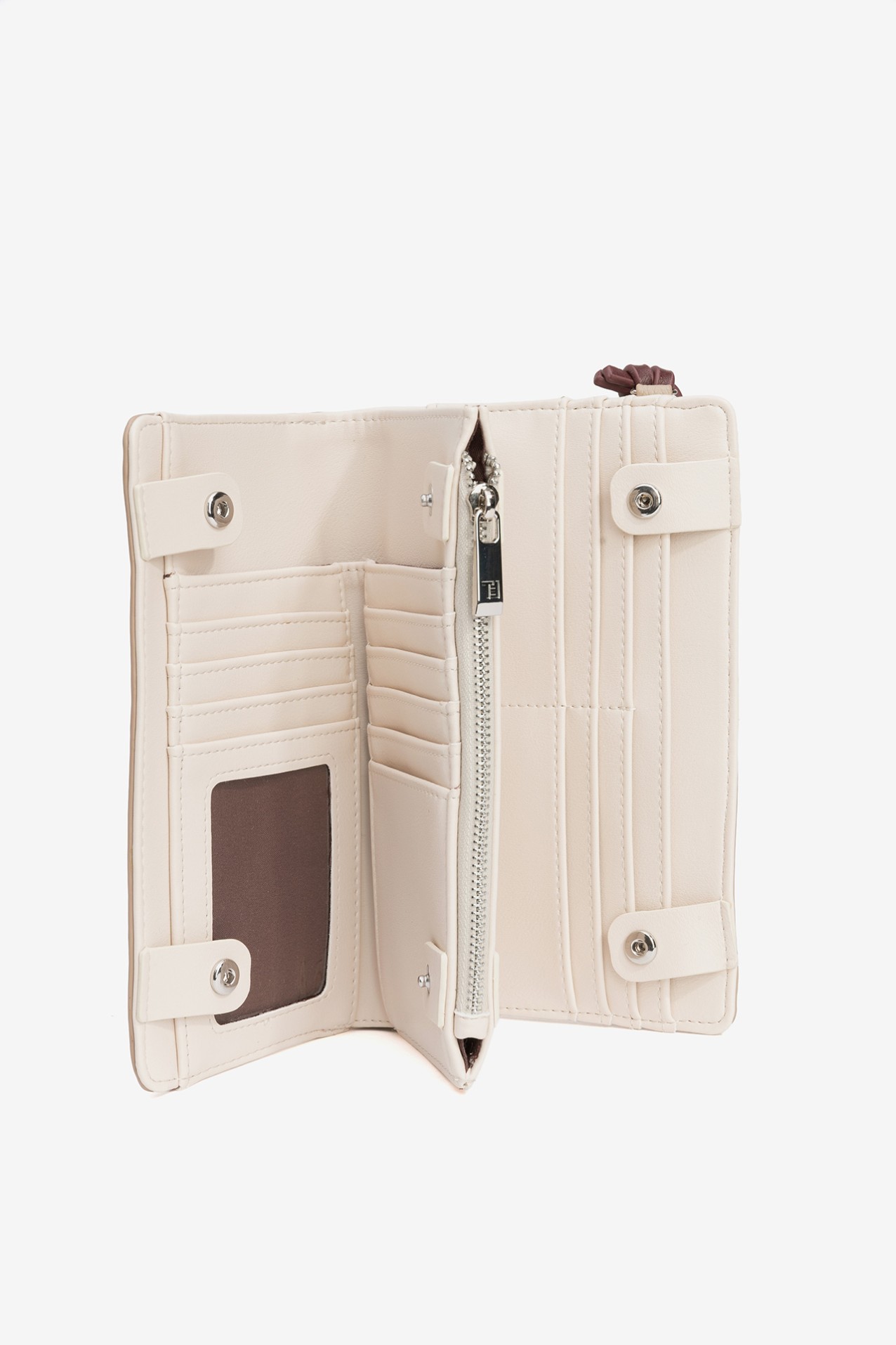 Beige Floral Wallet Design - 10066754_168 - Tiffosi