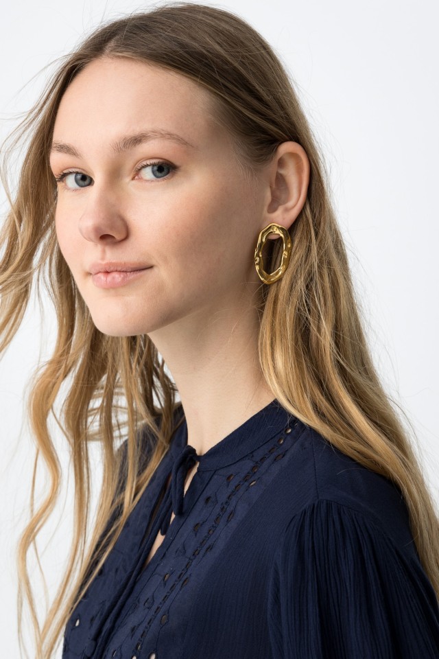 Golden Statement Earrings