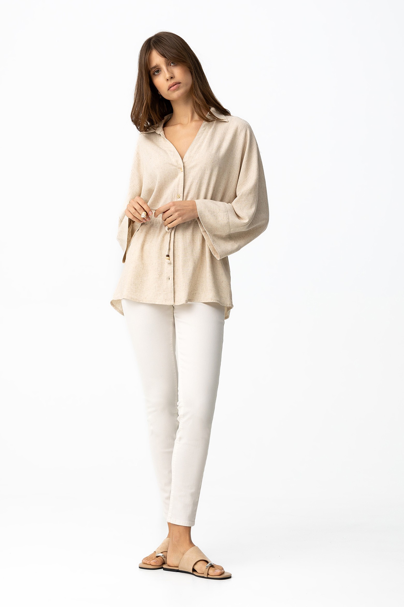 Lauren Skinny White Jeans