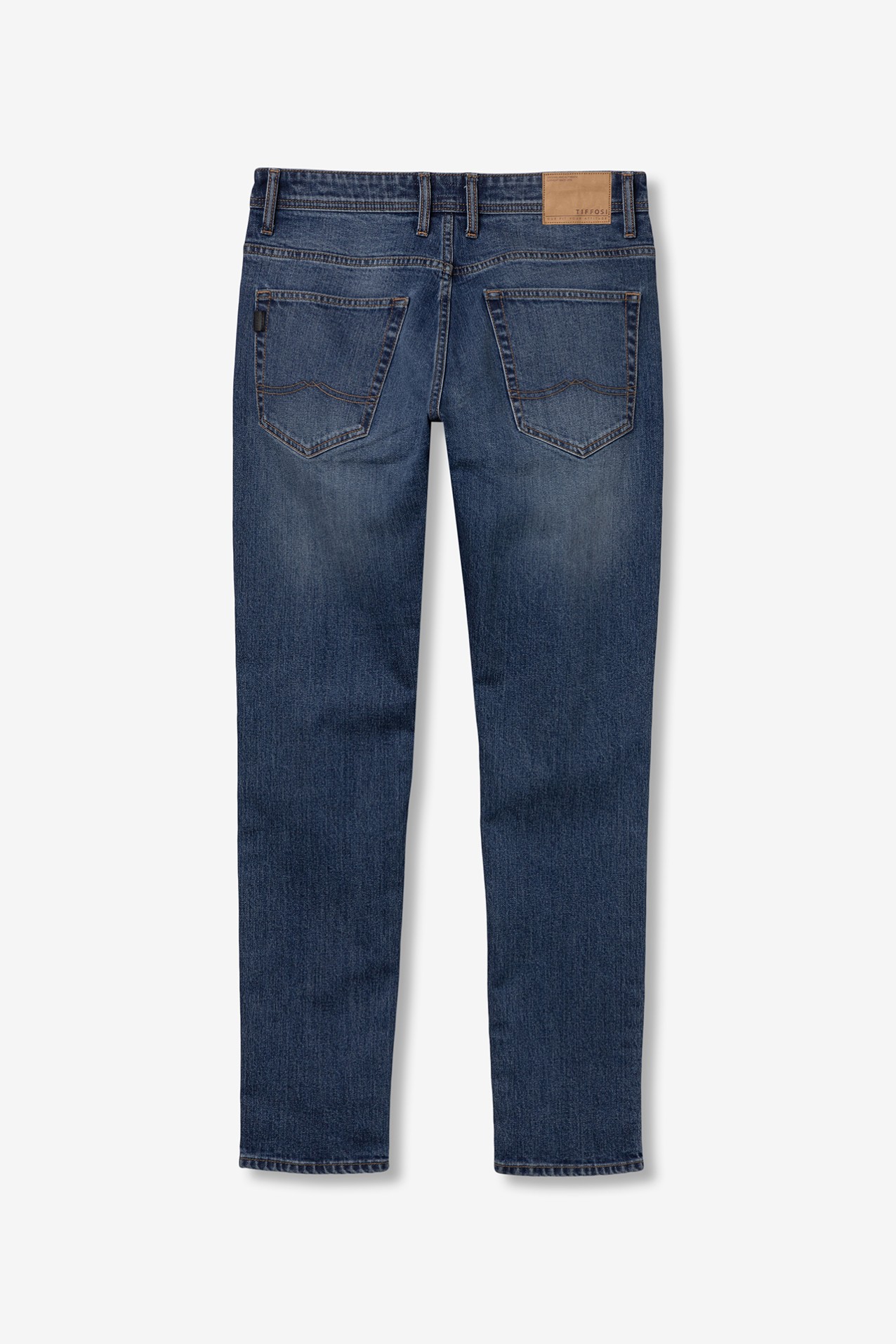Jeans ajustados azul medio