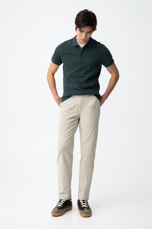 Light Beige Relaxed Trousers