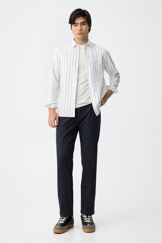 Blue Relaxed Fit Trousers